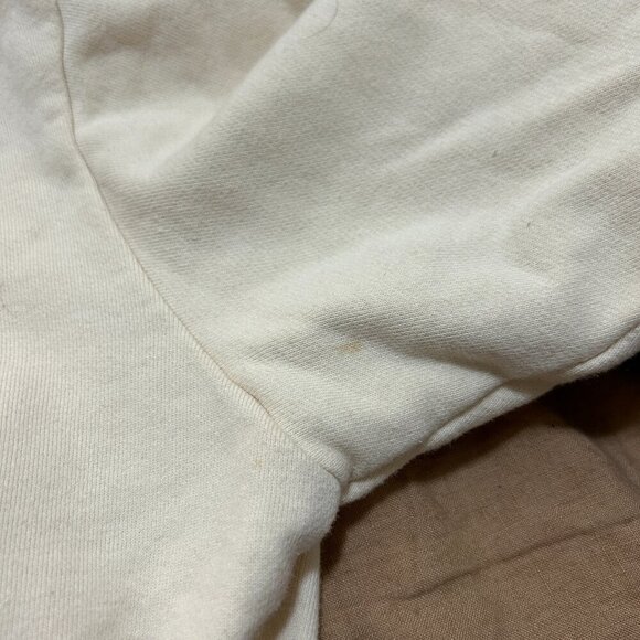 Recreational Habits Williams Cropped Crew in Cream - Picture 5 of 7